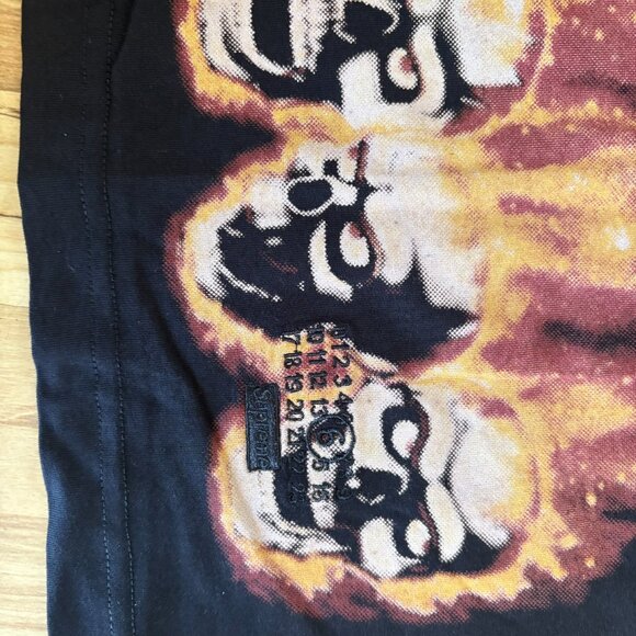 Supreme MM6 Maison Margiela Liquid Blue Oversized Tee, Large - Picture 6 of 6